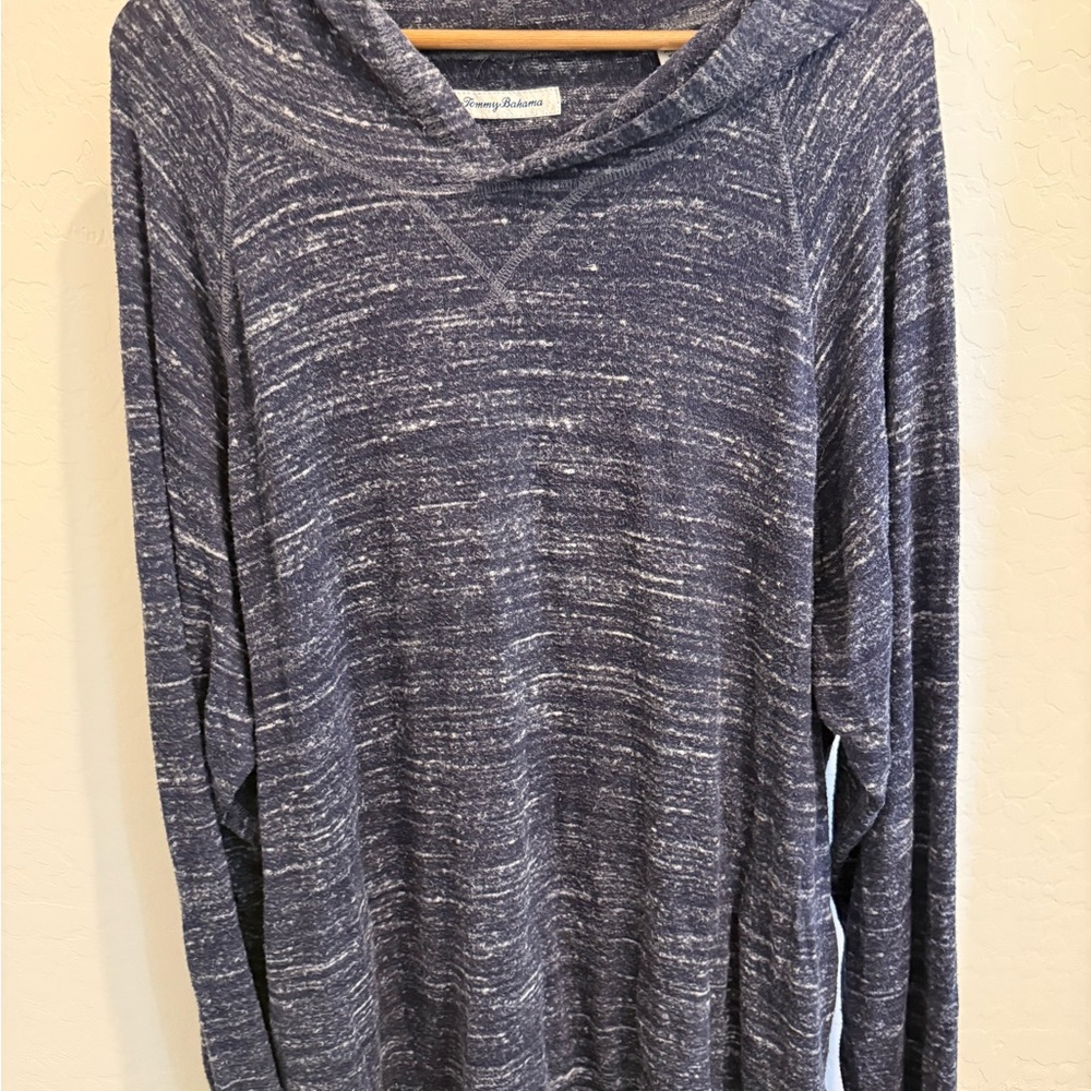 Tommy Bahama Men's Marled Navy Crewneck Sweater